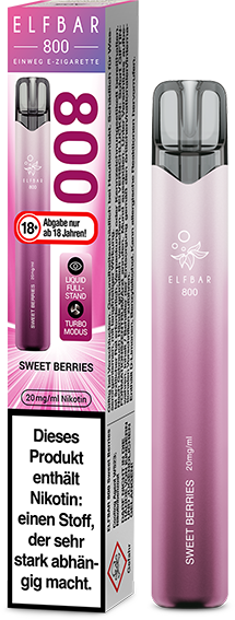 Elfbar 800 Sweet Berries 20 mg/ml Einweg E-Zigarette