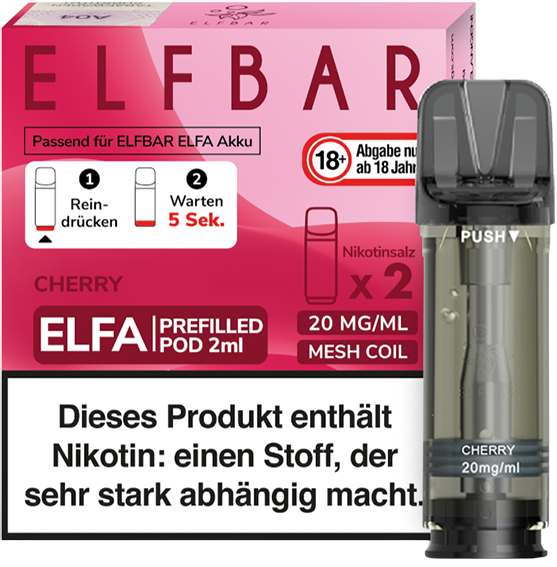 Elfbar ELFA Pod Cherry  20mg*