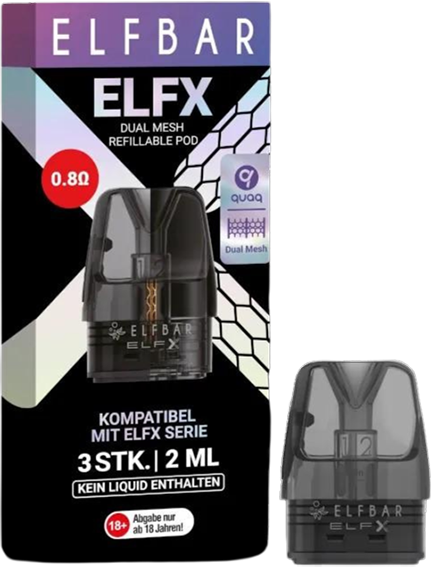 Elfbar Elfx 0,8 Ohm Pod 3er
