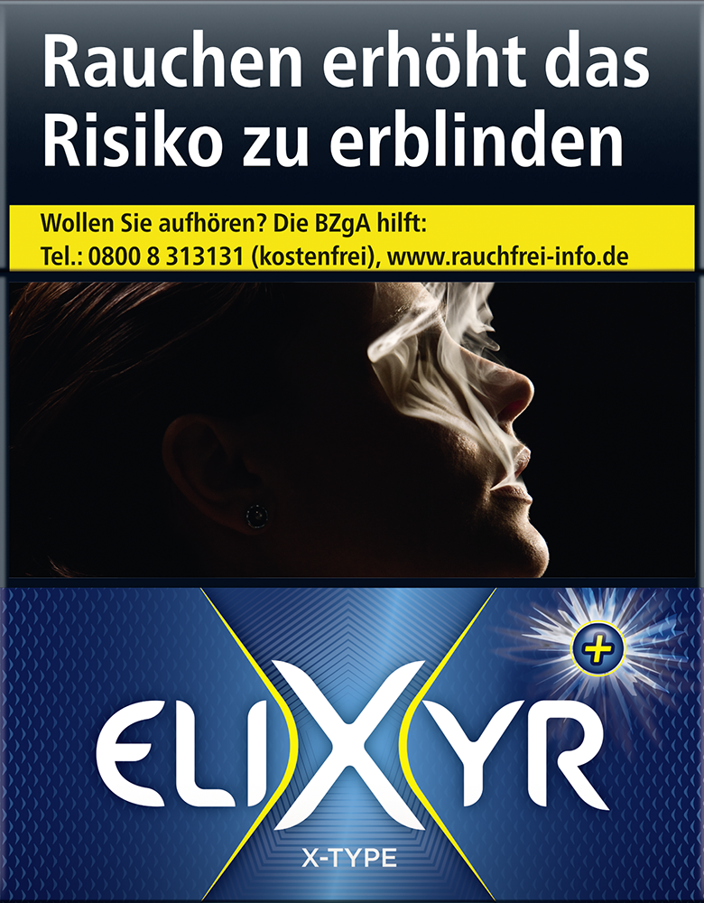 Elixyr+ X-Type Blue Cigarettes 9 Euro