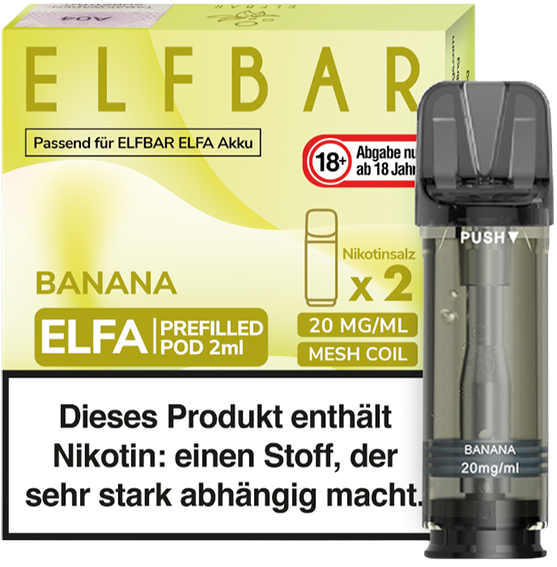Elfbar ELFA Pod Banana 20mg*