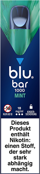 blu bar Mint 18mg