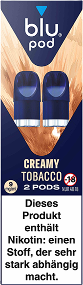 blu pod Creamy Tobacco 9 mg/ml (2 Pods)