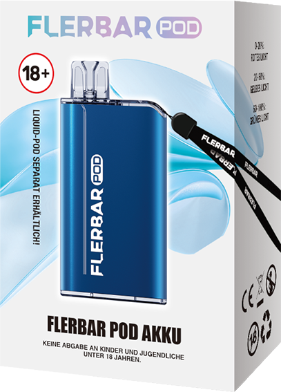 Flerbar - Pod Akku 500 mAh blau
