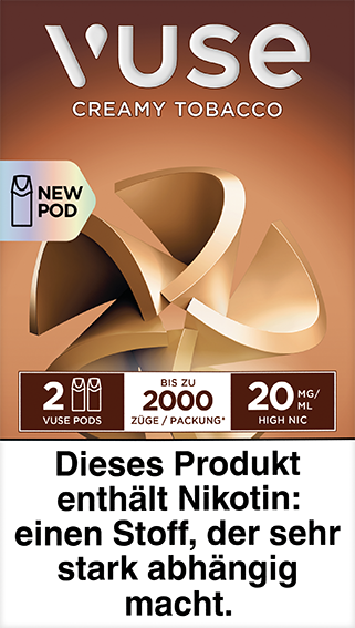 Vuse ePod Caps Creamy Tob 20mg (Pro)