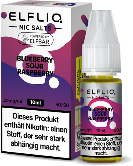Elfliq by Elfbar - Liquid Blueberry Sour Raspberry - 20mg/ml