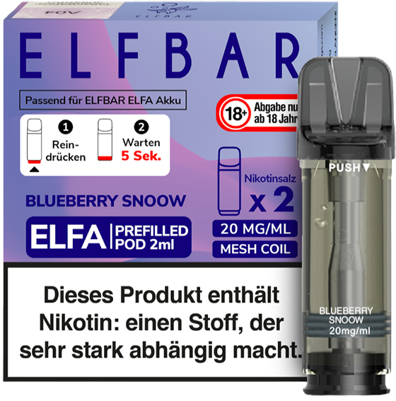 Elfbar ELFA Pod Blueberry Snoow 20mg*