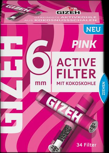 Gizeh Pink Active Filter 6mm 10/34