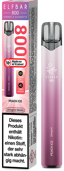 Elfbar 800 Peach Ice 20 mg/ml Einweg E-Zigarette