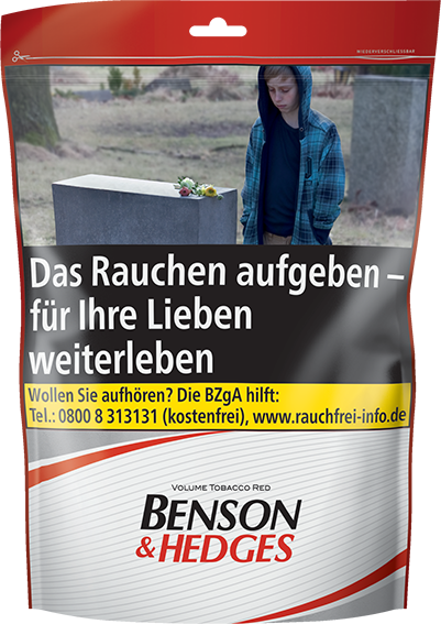 Benson & Hedges Red Zip Bag 3XL Volumentabak