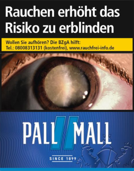Pall Mall Blue King 15 Euro