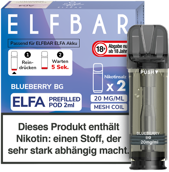 Elfbar ELFA Pod Blueberry BG 20mg*