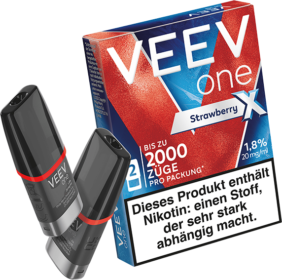 VEEV ONE PODS Strawberry Extra 20 mg/ml (2 Pods)