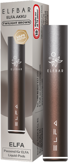 Elfbar ELFA Akku 500mAh Braun Silber