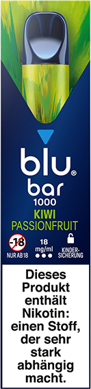 blu bar Kiwi Passion 18mg