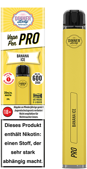 Dinner Lady Banana Ice 20mg