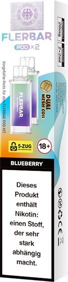 Flerbar - Pod Blueberry 20 mg/ml (2 Stück pro Packung)
