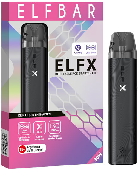 Elfbar Elfx Set Schwarz
