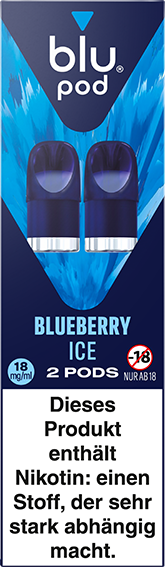 blu pod Blueberry Ice 18 mg/ml (2 Pods)