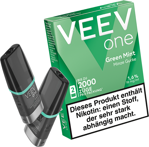 VEEV one Pods green mint 2er