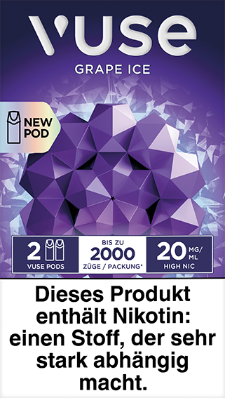 Vuse ePod Caps Grape Ice 20mg (Pro)
